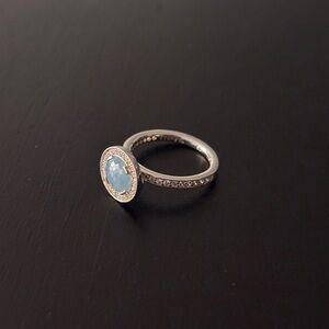 Thomas Sabo Sterling Silver Blue Gemstone Ring